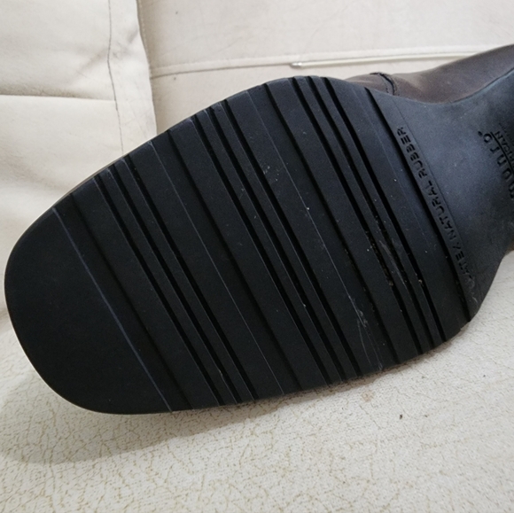 NWT.Murano Chukka Boots.brown leather loafers with a block heel, - Picture 7 of 9